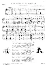 download the accordion score A la moda d'j muntagnun (Chanson Pièmontaise) (Transcription) in PDF format