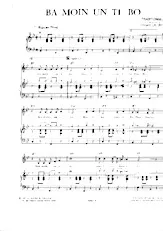 descargar la partitura para acordeón Ba moin un ti bo (Arrangement : Gérard La Viny) (Biguine) en formato PDF
