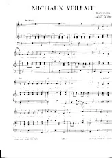 télécharger la partition d'accordéon Michaux veillait (Arrangement : Gérard La Viny) au format PDF