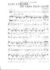 download the accordion score Nous allons danser Sans chemise et sans pantalon (Arrangement : Sylvio Siobud et Gérard La Viny) (Calypso) in PDF format