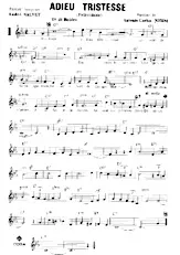 download the accordion score Adieu tristesse (Felicidade) (Boléro) in PDF format