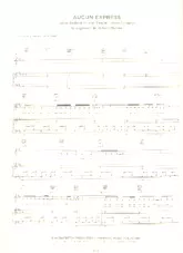 télécharger la partition d'accordéon Aucun express (Arrangement : Richard Mortier) (Ballade) au format PDF