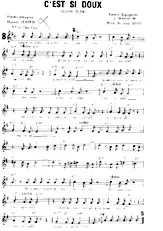 télécharger la partition d'accordéon C'est si doux (Quien Sera) (Cha Cha) (Boléro) (Mambo) au format PDF