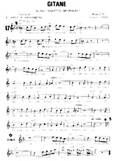 descargar la partitura para acordeón Gitane (Du Film : Violettes Impériales) (Boléro) en formato PDF