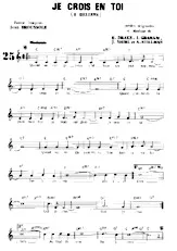 scarica la spartito per fisarmonica Je crois en toi (I Believe) (Slow Fox) in formato PDF