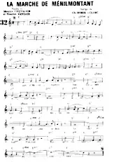 download the accordion score La marche de Ménilmontant in PDF format