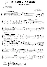 scarica la spartito per fisarmonica La samba d'Orphée (Samba de Orfeu) in formato PDF