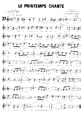 download the accordion score Le printemps chante (Marche) in PDF format