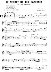 download the accordion score Le secret de tes caresses (Le tue carezze) (Interprète : Tino Rossi) (Tango) in PDF format