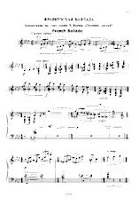 télécharger la partition d'accordéon Ballade Française (French Ballad) (Sur le thème de la chanson : Les feuilles mortes) (Bayan) au format PDF