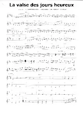 download the accordion score La valse des jours heureux in PDF format