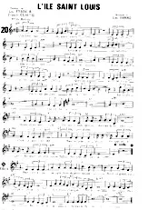 descargar la partitura para acordeón L'île Saint Louis (Boléro) en formato PDF