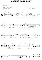 scarica la spartito per fisarmonica Marche tout droit in formato PDF