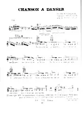 télécharger la partition d'accordéon Chanson à danser (Arrangement : Michel Devy) (Folk) au format PDF
