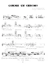 download the accordion score Comme un chromo in PDF format