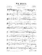 télécharger la partition d'accordéon Ma Rosa (Samba Guaracha) au format PDF