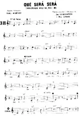 download the accordion score Qué sera sera (Whatever will be Will be) (Valse) in PDF format