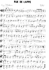 descargar la partitura para acordeón Rue de Lappe (Java) en formato PDF