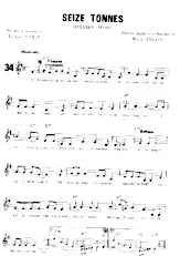 télécharger la partition d'accordéon Seize tonnes (Sixteen tons) (Country) au format PDF