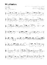 télécharger la partition d'accordéon 99 Luftballons (Interprète : Nena) (Medium Rock) au format PDF