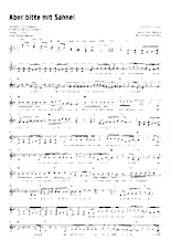 descargar la partitura para acordeón Aber bitte mit Sahne (Schlager) en formato PDF