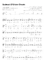 scarica la spartito per fisarmonica Boulevard of broken dreams (Interprète : Green Day) (Swing Rock) in formato PDF