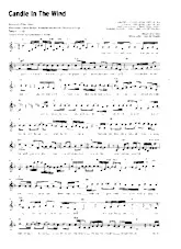 descargar la partitura para acordeón Candle in the wind (Ballade) en formato PDF