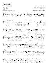 télécharger la partition d'accordéon Chiquitita (Interprète : Abba) (Ballade) au format PDF