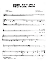 scarica la spartito per fisarmonica Paris New-York New-York Paris in formato PDF