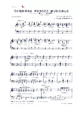 télécharger la partition d'accordéon Dernière Pensée Musicale (Arrangement simplifié par Max Francy) au format PDF