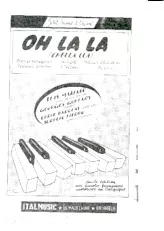 télécharger la partition d'accordéon Oh La La (Chella lla) (Chant : Luis Mariano / Georges Guétary) au format PDF