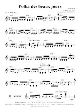 scarica la spartito per fisarmonica Polka des beaux jours in formato PDF