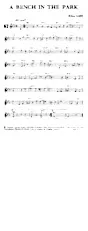 scarica la spartito per fisarmonica A bench in the park (Interprètes : Paul Whiteman et son orchestre) (Fox Trot) in formato PDF
