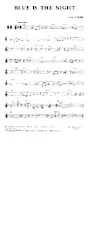 scarica la spartito per fisarmonica Blue is the night (Interprète : Chester Gaylord) (Fox Trot) in formato PDF
