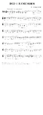 scarica la spartito per fisarmonica Did I remember (Du Film : Suzy) (Interprète : Billie Holiday) (Jazzy Fox Trot) in formato PDF