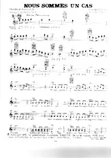 scarica la spartito per fisarmonica Nous sommes un cas (Arrangement : Michel Devy) (Danse Péruvienne) in formato PDF