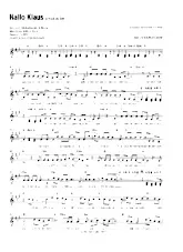 télécharger la partition d'accordéon Hallo Klaus (z'ruck zu dir) (Interprètes : Nickerbocker & Biene) (Disco Rock) au format PDF