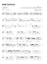 descargar la partitura para acordeón Hotel California (Interprètes : Eagles) (Slow Rock) en formato PDF