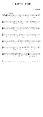 télécharger la partition d'accordéon I love you (Interprète : Frank Sinatra) (Fox Trot) au format PDF