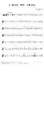télécharger la partition d'accordéon I miss my Swiss (Interprètes : Paul Whiteman et son Orchestre) (Fox Trot) au format PDF