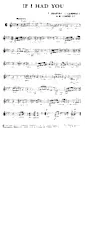 télécharger la partition d'accordéon If I had you (Interprète : Frank Sinatra) (Jazzy Ballade) au format PDF