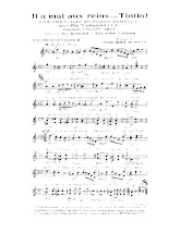download the accordion score Il a mal aux reins Tintin (Chanté par : Suzanne Dehelly dans le film Cinderella) (Fox Trot) in PDF format