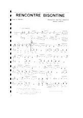 télécharger la partition d'accordéon Rencontre Bisontine (Step Marche) au format PDF