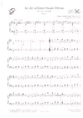 télécharger la partition d'accordéon An der schönen blauen Donau (The blue Danube) (Arrangement : Harro Steffen) (Valse) au format PDF