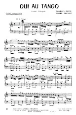 descargar la partitura para acordeón Oui au tango en formato PDF