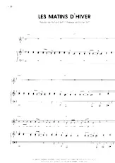 descargar la partitura para acordeón Les matins d'hiver en formato PDF