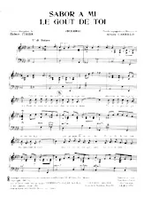 download the accordion score Sabor a mi (Le goût de toi) (Boléro) in PDF format