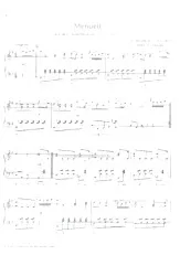 descargar la partitura para acordeón Menuett en formato PDF