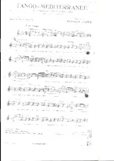télécharger la partition d'accordéon Tango Méditerranée (Chant : Tino Rossi) au format PDF