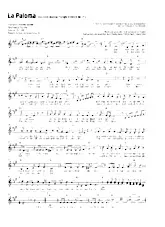 descargar la partitura para acordeón La Paloma (De : Grosse Freiheit N°7) (Arrangement : Victor Bach et Joe Kirsten) (Interprète : Freddy Quinn) (Rumba) en formato PDF